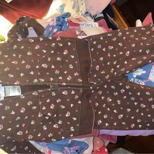 Brown & pink osh kosh outfit!